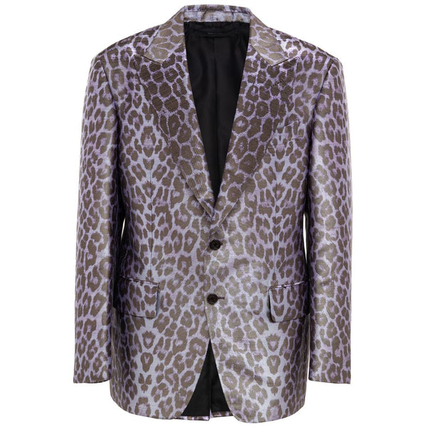 Purple Viscose Blazer