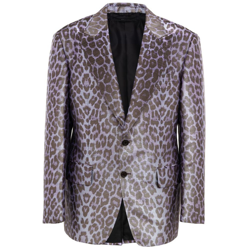 Purple Viscose Blazer