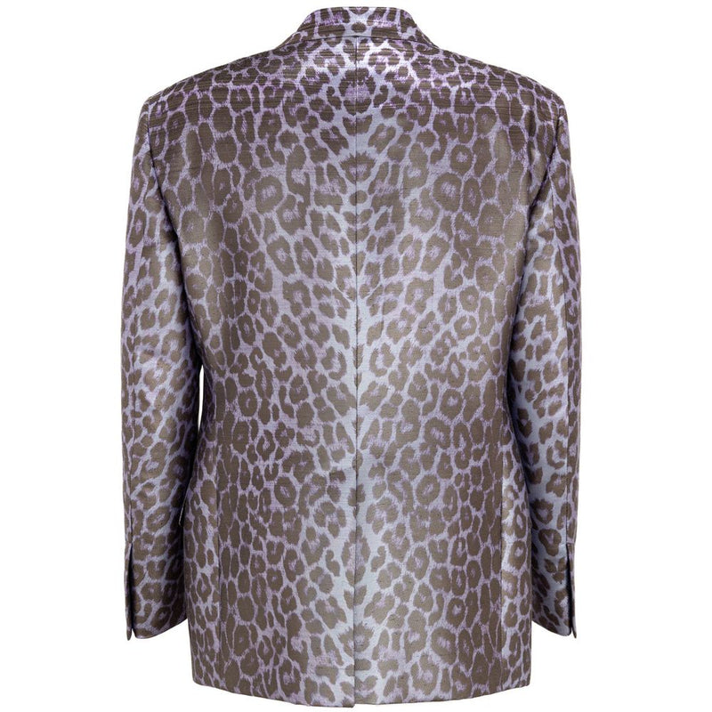 Purple Viscose Blazer