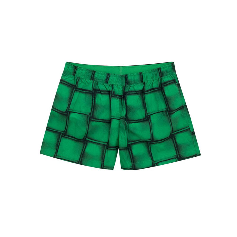 Green Polyamide Swim Shorts
