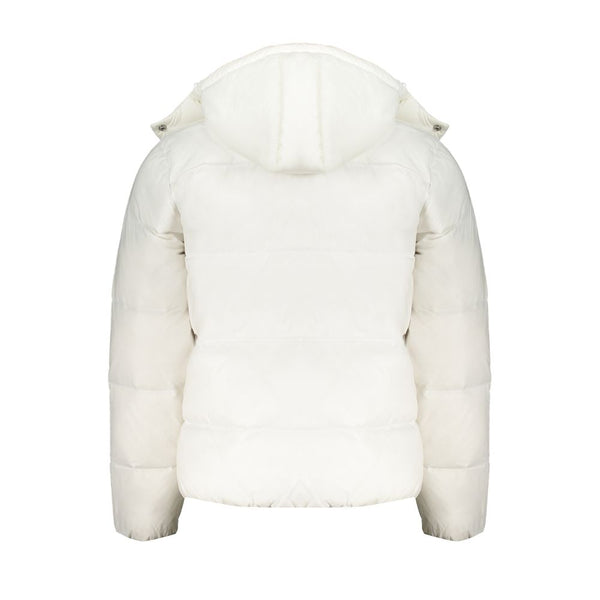 White Polyamide Men Jacket