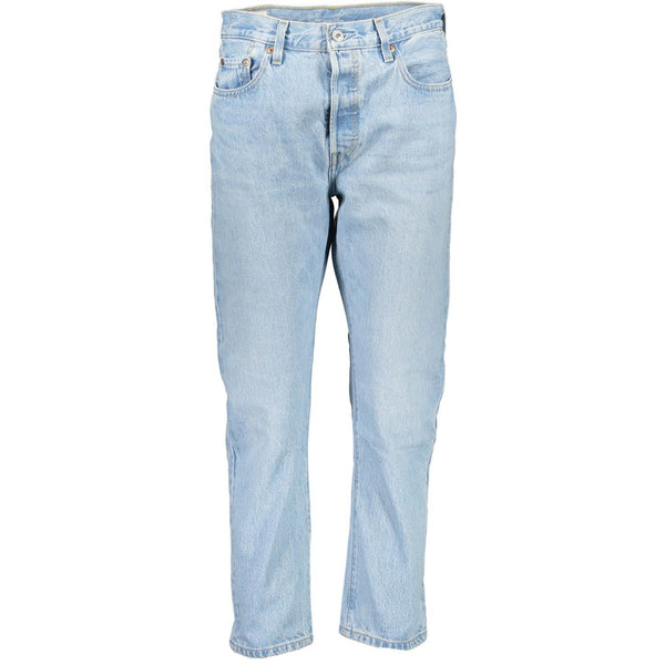 Blue Cotton Jeans Denim