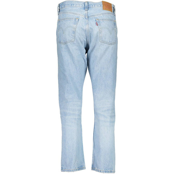 Blue Cotton Jeans Denim
