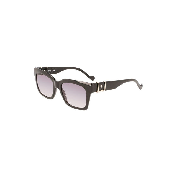 Black Acetate Women's Sunglass