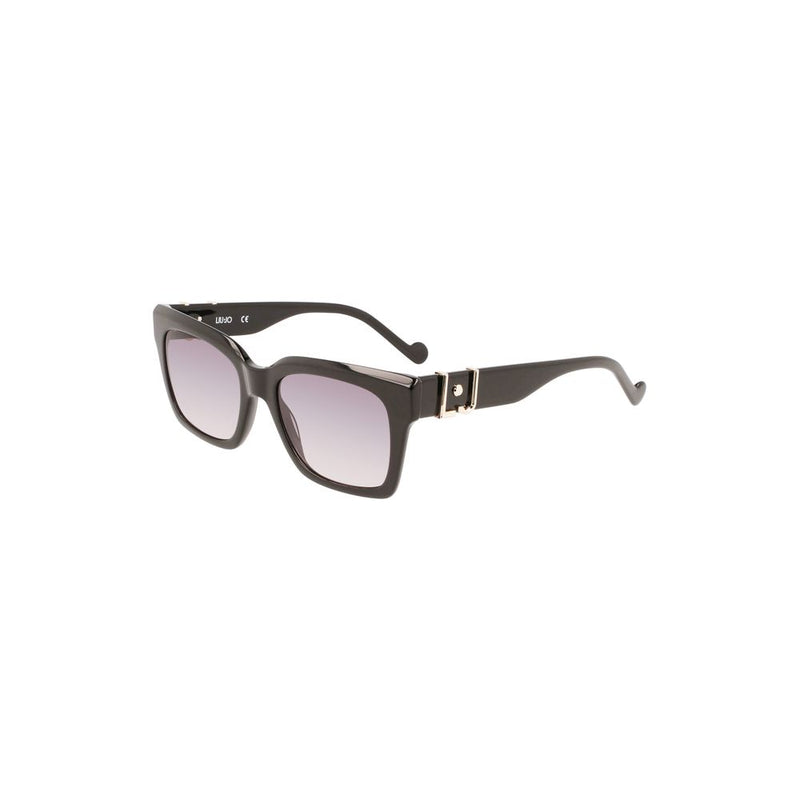 Black Acetate Women's Sunglass