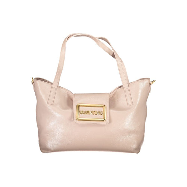 Pink Polyethylene Handbag