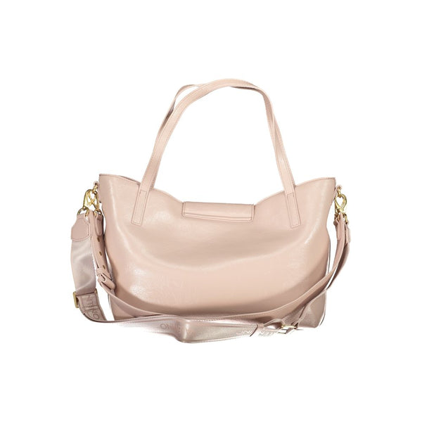 Pink Polyethylene Handbag