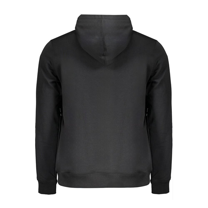 Black Cotton Men Sweater