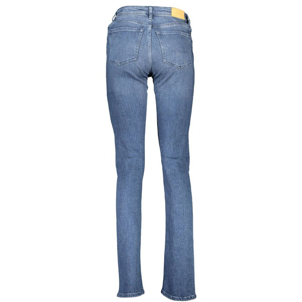Blue Polyester Women Jeans