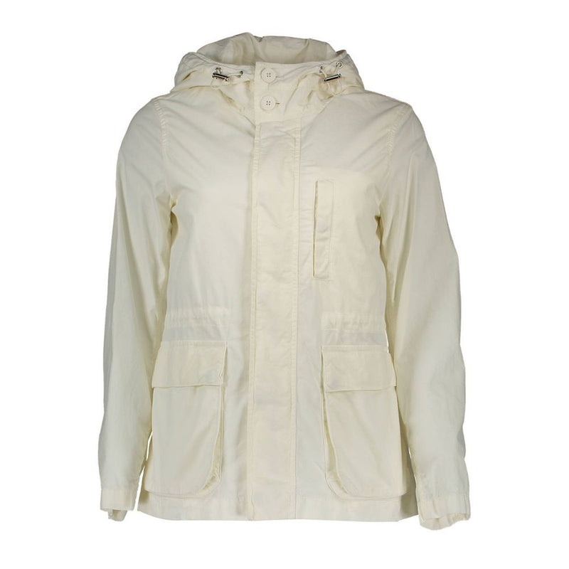White Cotton Women Jacket