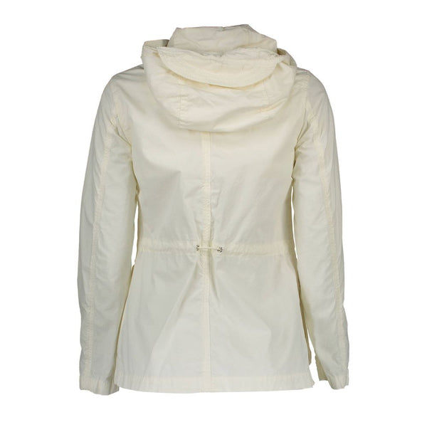 White Cotton Women Jacket