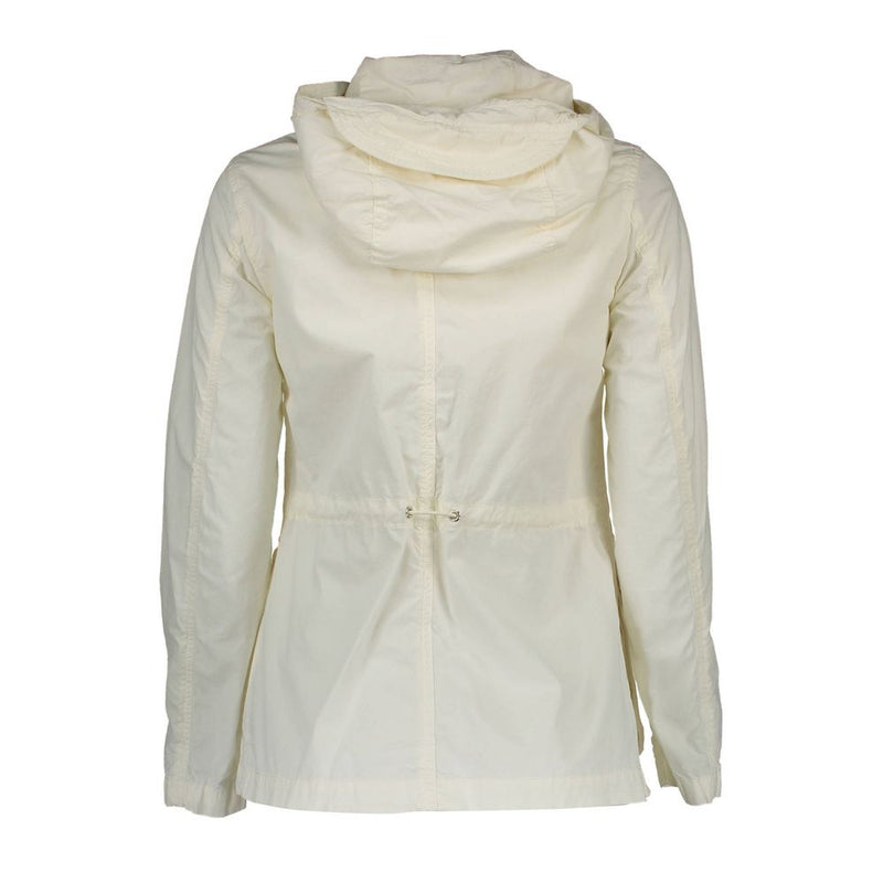 White Cotton Women Jacket