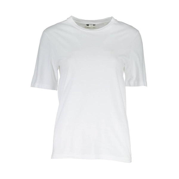 White Cotton Men T-Shirt