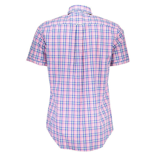 Pink Cotton Men Shirt