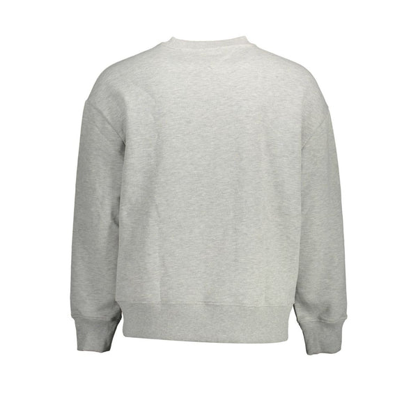 Gray Cotton Men Sweater