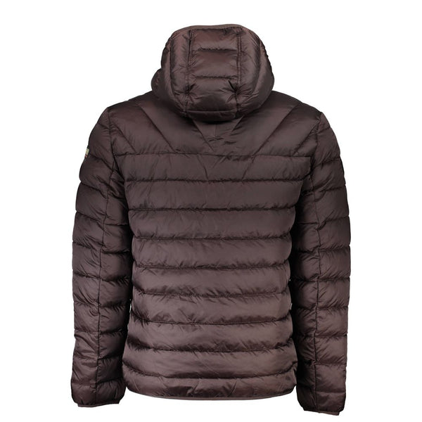 Brown Polyamide Jackets & Coat