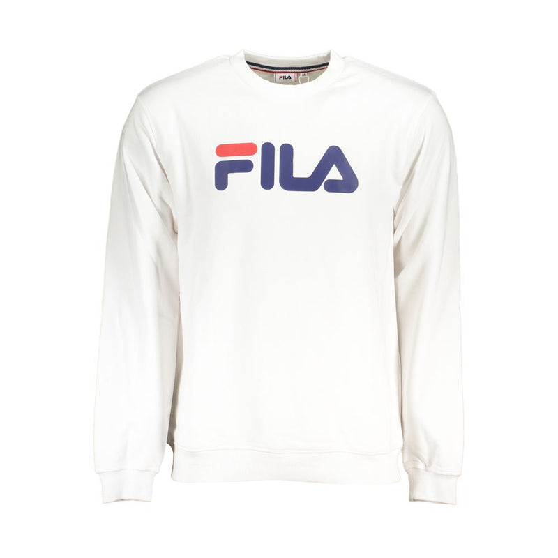White Cotton Men Sweater