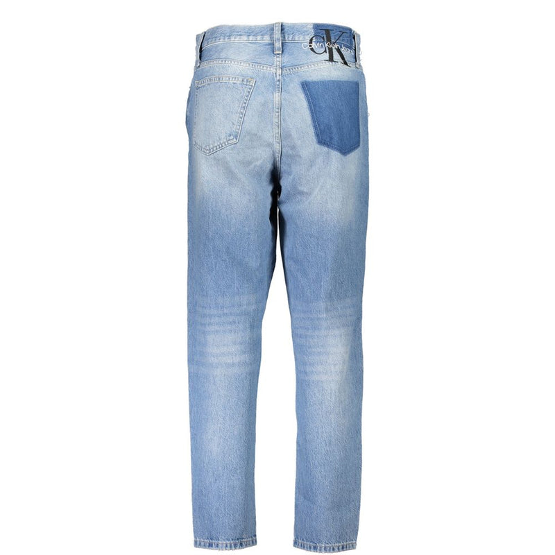 Blue Cotton Women Jeans