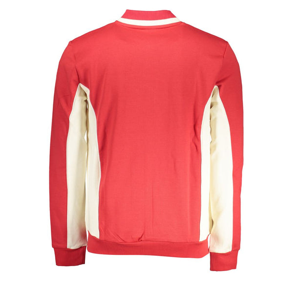 Red Cotton Men Sweater