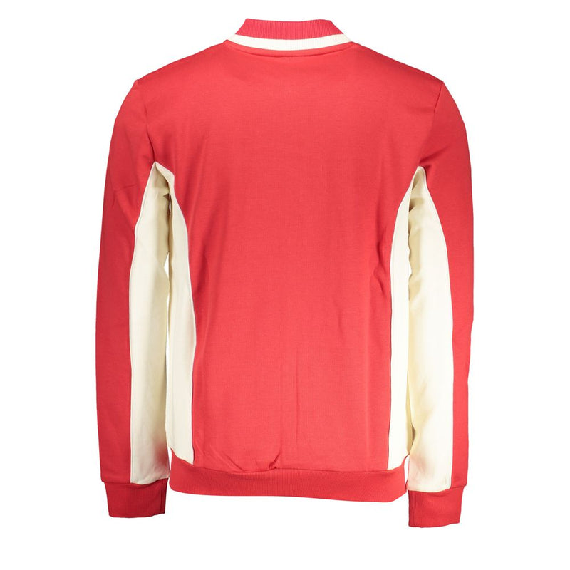 Red Cotton Men Sweater