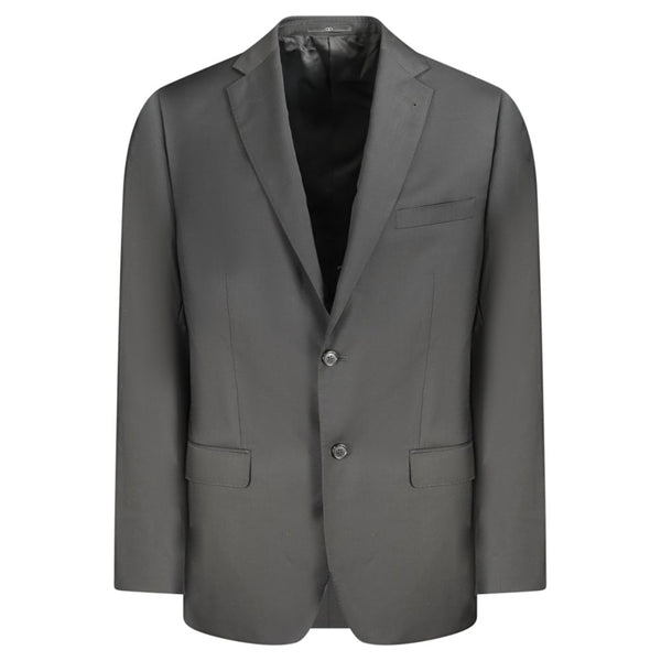 Black Wool Men Jacket