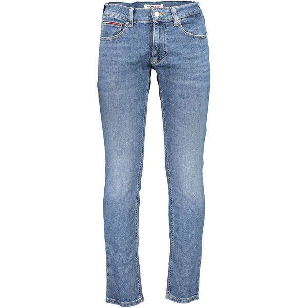 Blue Cotton Men's Slim Jeans