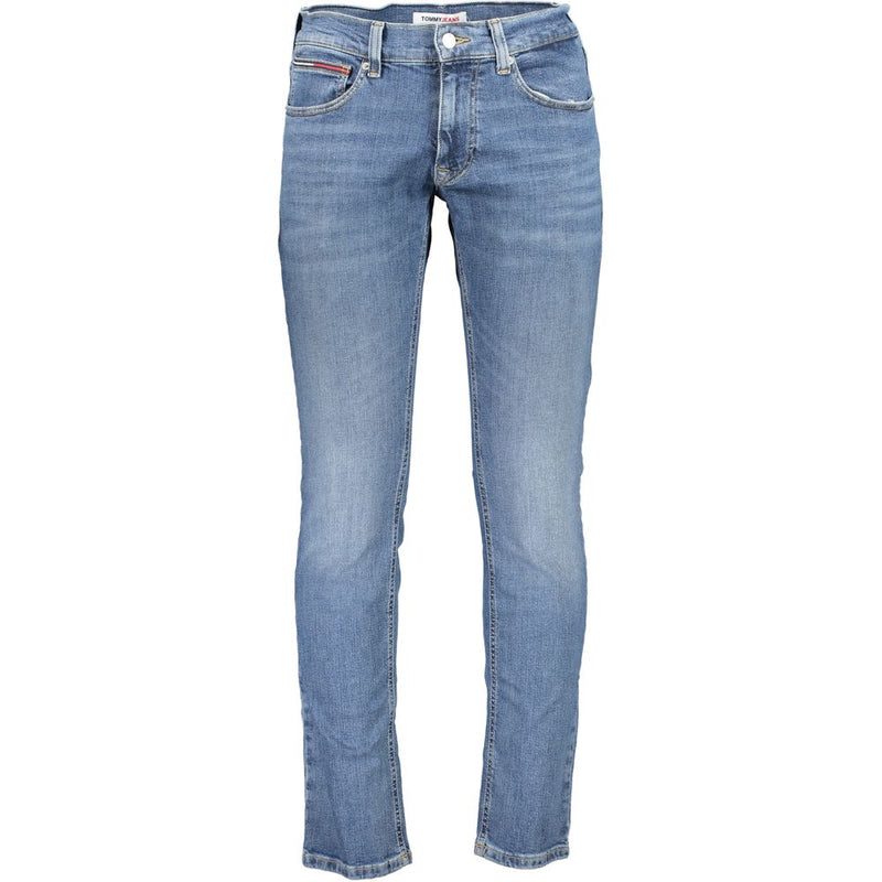 Blue Cotton Men's Slim Jeans