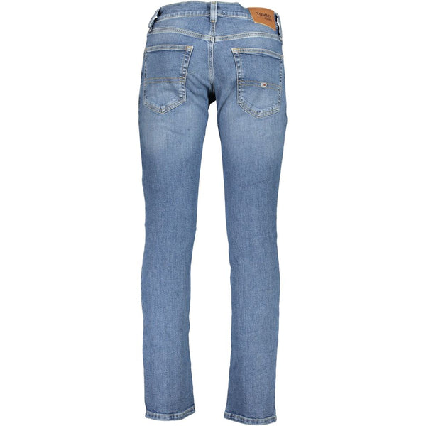 Blue Cotton Men's Slim Jeans