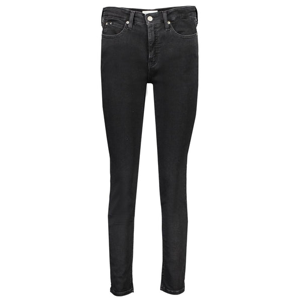 Black Cotton Women's Skinny Jean