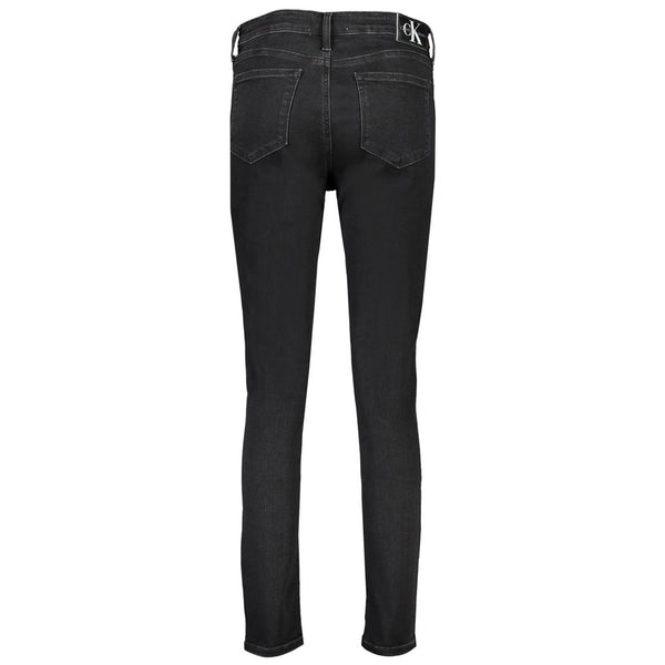 Black Cotton Women's Skinny Jean