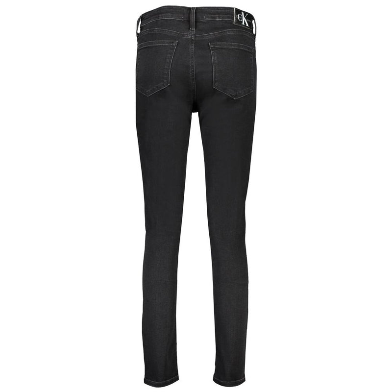 Black Cotton Women's Skinny Jean