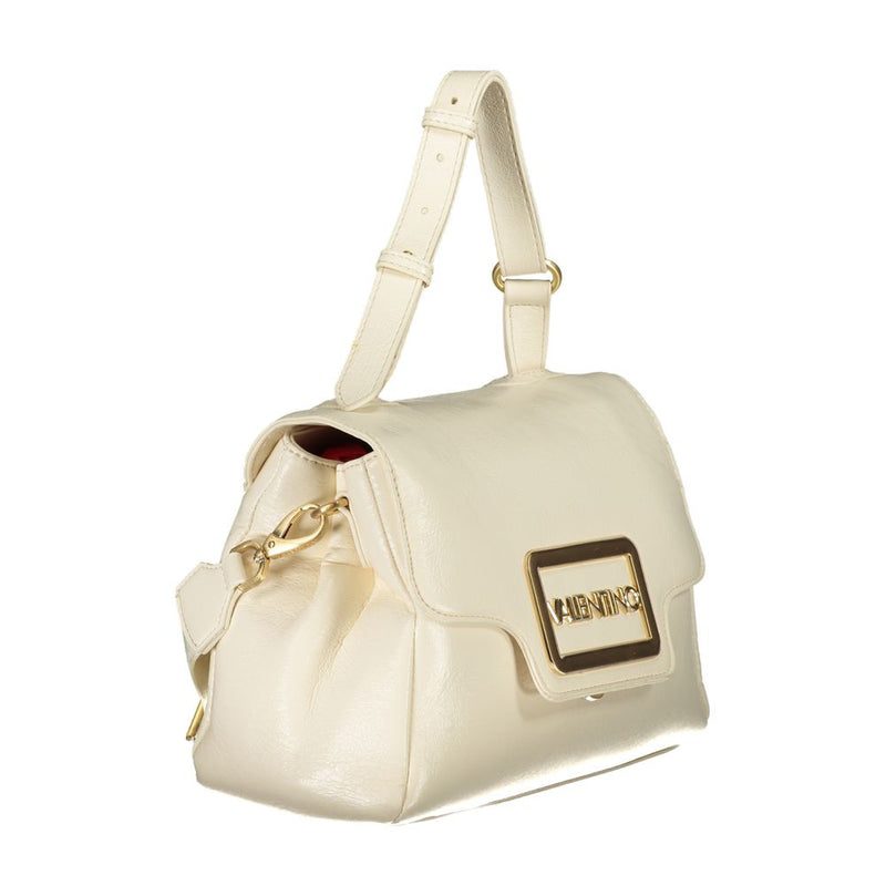 Beige Polyethylene Handbag