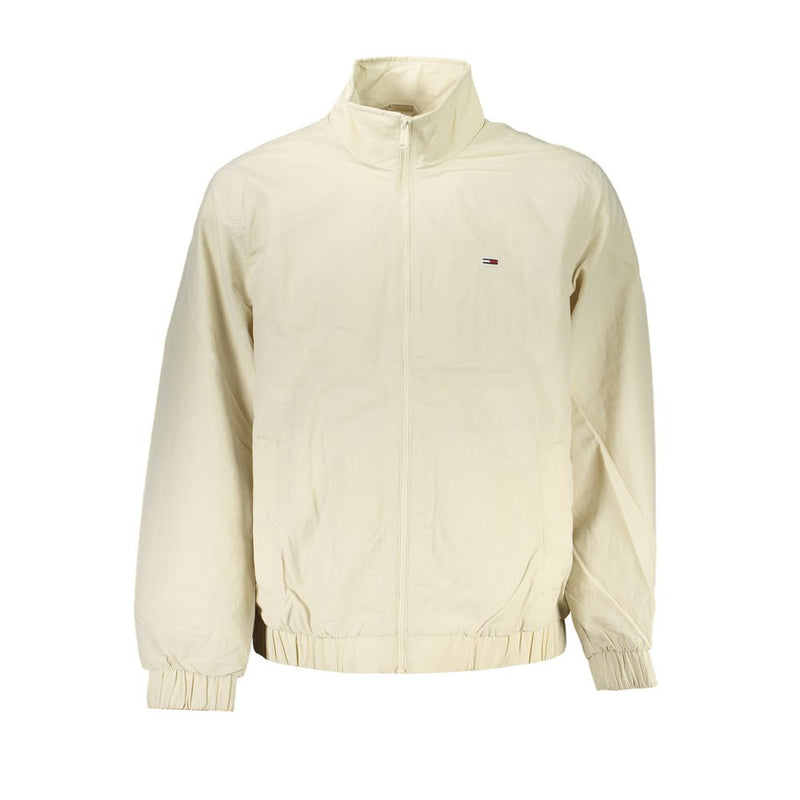 Beige Polyamide Men Jacket