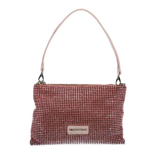 Pink Polyester Handbag