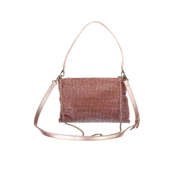 Pink Polyester Handbag