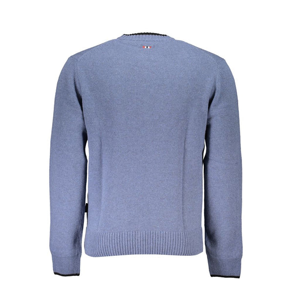 Blue Fabric Sweater