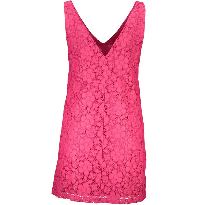 Pink Viscose Women Dress