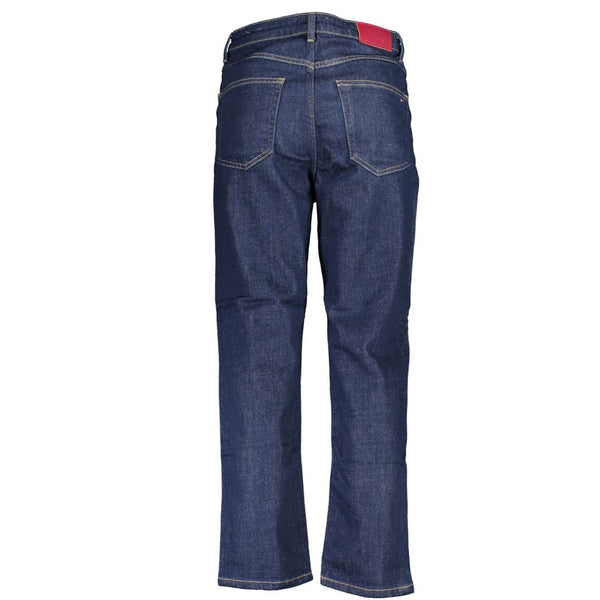 Blue Cotton Women Jeans
