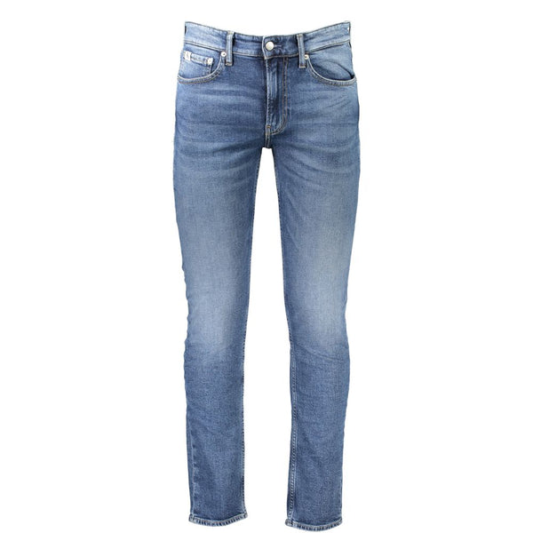 Blue Cotton Men Jeans