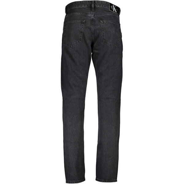 Black Cotton Men Jeans