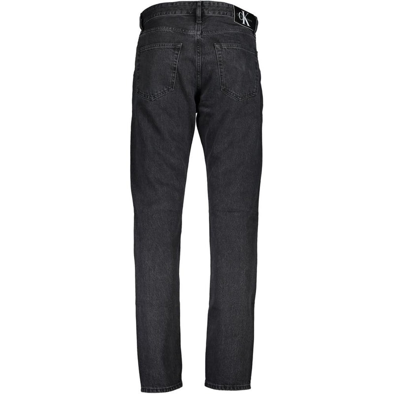 Black Cotton Men Jeans