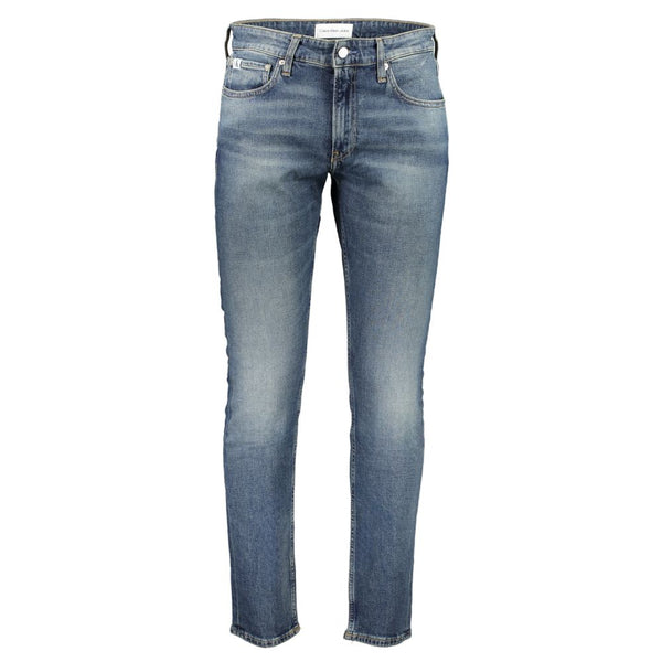 Blue Cotton Men Jeans