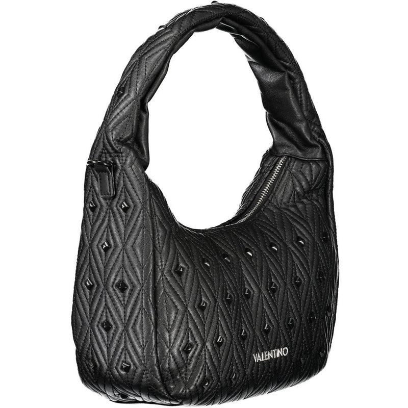 Black Polyester Handbag