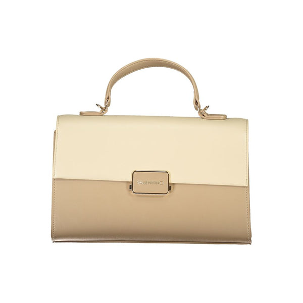 Beige Polyethylene Handbag