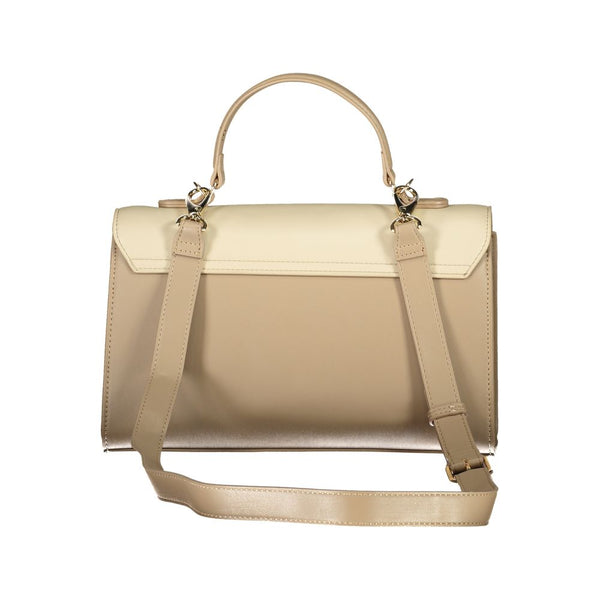 Beige Polyethylene Handbag