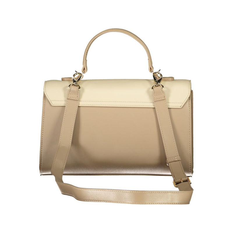 Beige Polyethylene Handbag