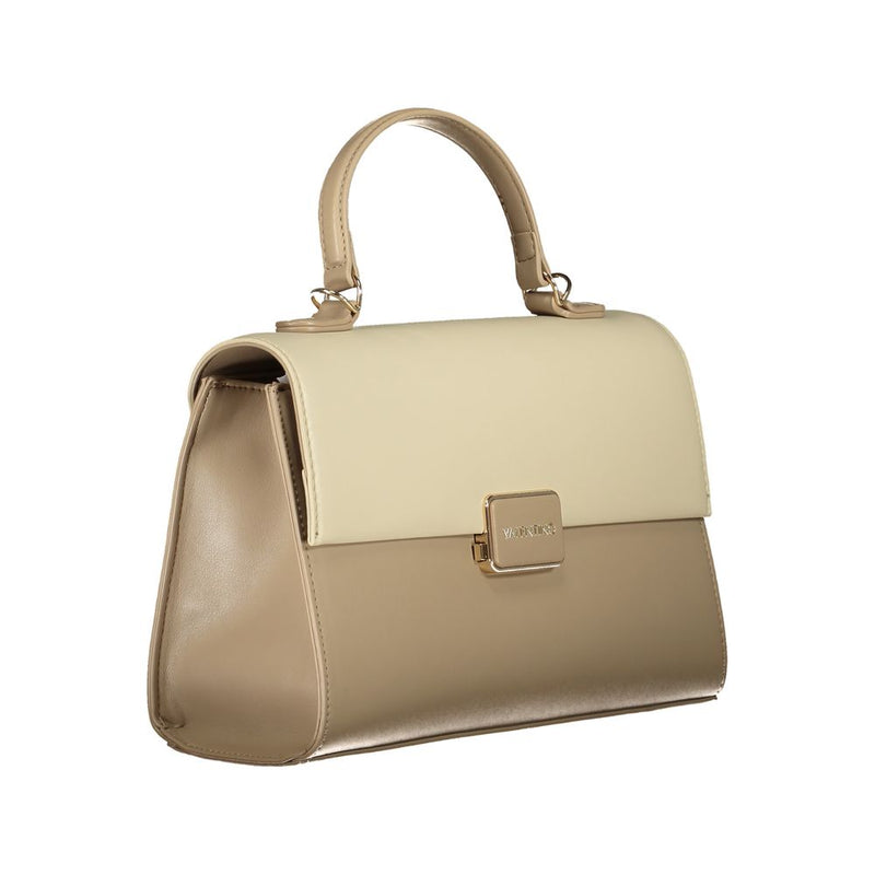 Beige Polyethylene Handbag