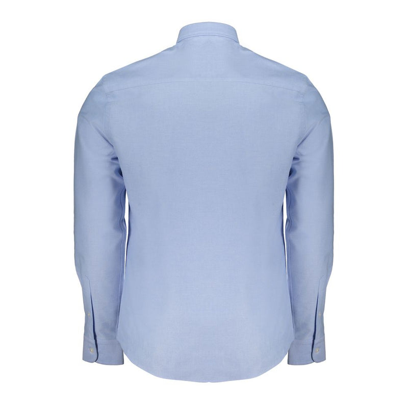 Light Blue Cotton Men Shirt
