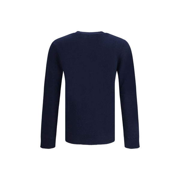 Blue Fleece Wool Sweatshirt