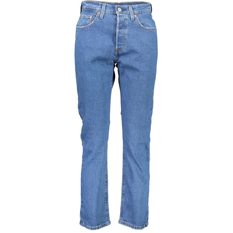 Blue Cotton Jeans Denim